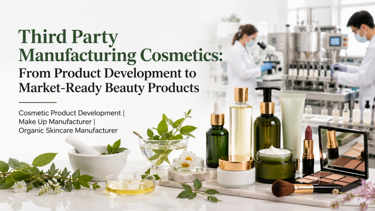 Third Party Manufacturing Cosmetics - vg organics