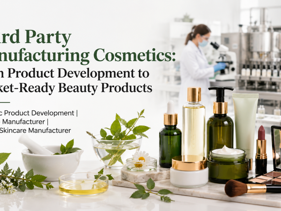 Third Party Manufacturing Cosmetics - vg organics