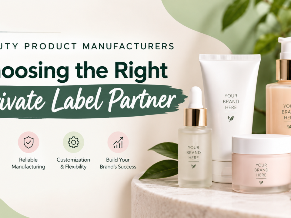 Beauty Product Manufacturers: Choosing the Right Private Label Partner
